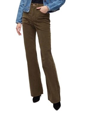 Veronica Beard Crosbie Corduroy Pants in Cypress